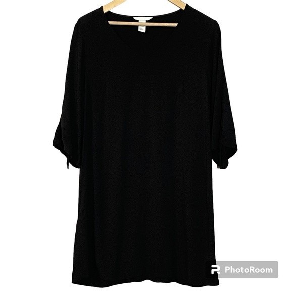 H&M Dresses & Skirts - H&M 3/4 tie sleeve, tunic dress. V-neck, mid length. Women’s size 10